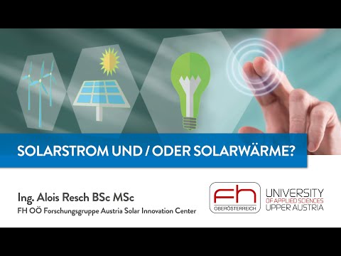 Solarstrom oder Solarwärme