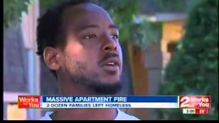 Apartment fire