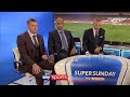 Thierry henry touches jamie carraghers leg