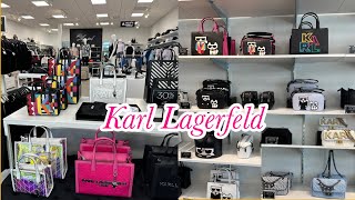 KARL LAGERFELD OUTLET🤩BROWSE WITH ME!! handbags, T-shirt , blouse and sneakers 👟#karllagerfeld