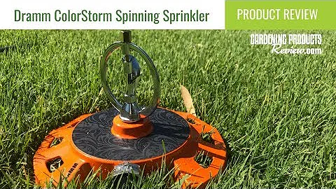 Dramm ColorStorm Spinning Sprinkler Review | Gardening Products Review
