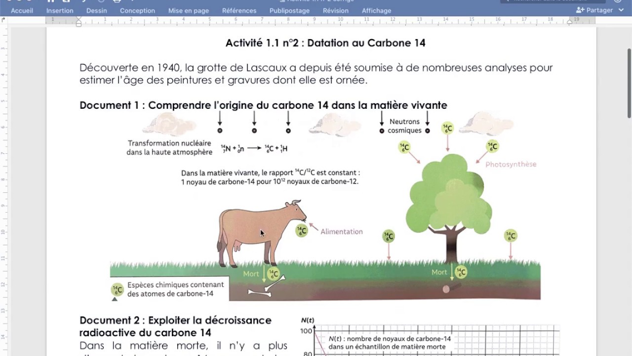 Activité 1 1 n°2 corrigé - YouTube