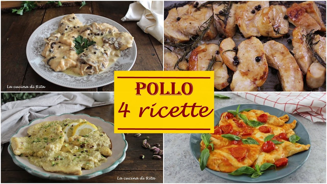 PETTO DI POLLO - 4 RICETTE facili e veloci