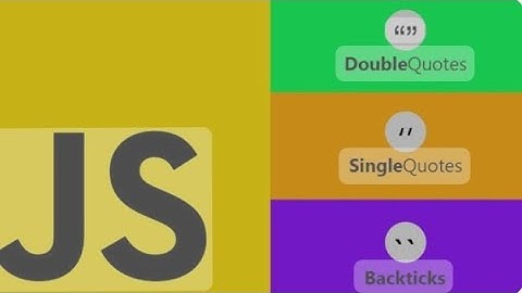 Single Double Quotes And Backticks In JavaScript Tutorial #programming #javascript #coding #computer