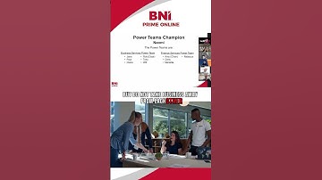 What are power teams in BNI? #networking #businesstips #business #hampshire