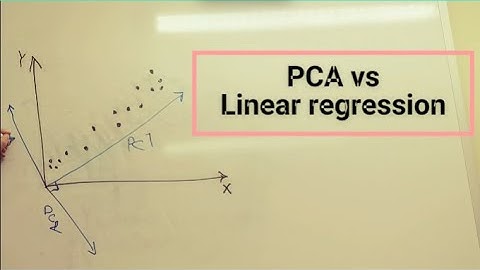 linear regression vs PCA and why visualization of PCA is different? #PCA #ai #dimensions