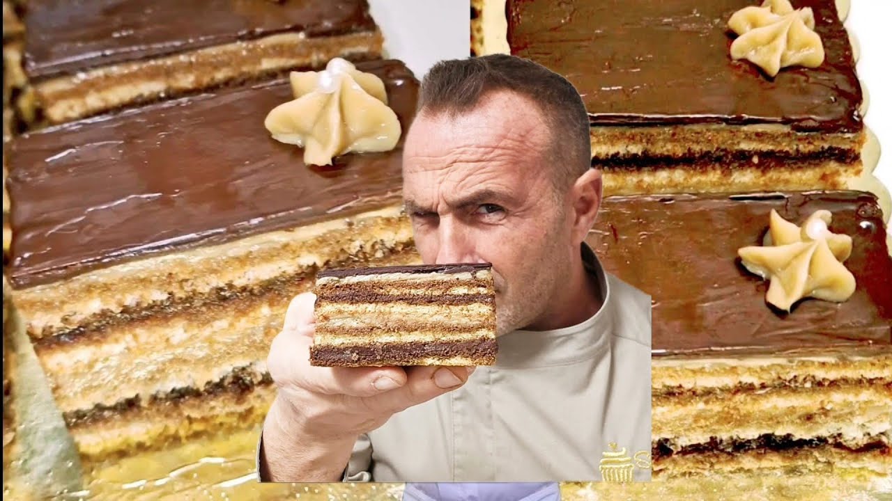 TORTA CON STRATI DI PAN DI SPAGNA-CREMA AL BURRO E.GANACHE AL CIOCCOLATO- Ricetta spettacolare