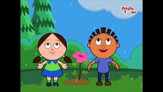 Badal Raja - Hindi Animation Song For Kids By Jingle Toons ( बादल राजा जल्दी से पानी बरसा जा )