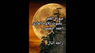 سورة. القمر. القارئ. احمد النفس ✨