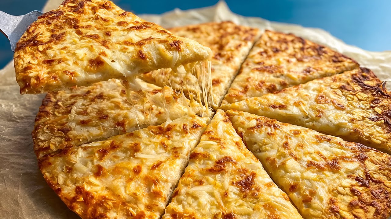 Просто овсянка, лук и сыр! Лучше, чем пицца!