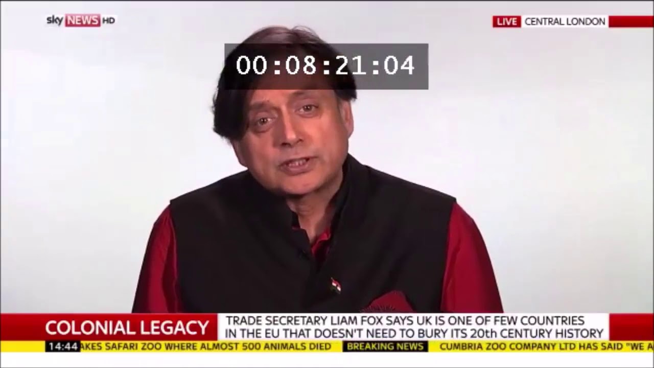 Dr. Shashi Tharoor's powerful answer to Sky News interviewer on how much India did for the British speech of bangabandhu