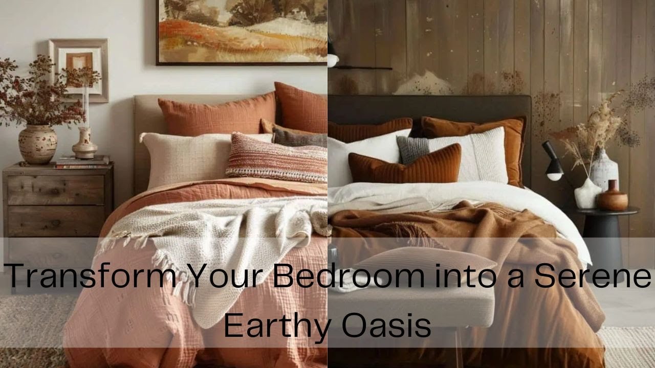Transform Your Bedroom into a Serene Earthy Oasis - YouTube