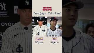 Compare the net worth of Yankees' Aaron Judge and Dodgers' Shohei Ohtani!