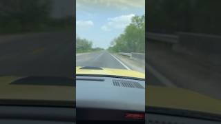 First cruise in the yellow IROC.