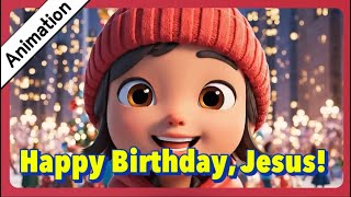 ❤️ Happy Birthday, Jesus ❤️ | Joy to the World! Fun Christian Christmas Song for Kids 🎄👶