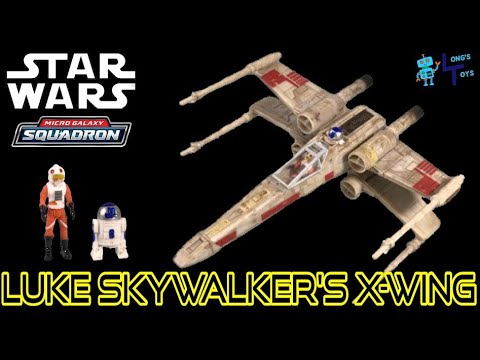 【未開封】STARWARS LUKESKYWALKER X-WING Star Wars Micro Galaxy Squadron Luke Skywalkers X-Wing New
