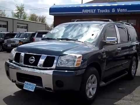 family trucks and vans 2004 nissan armada stock b21122 youtube family trucks