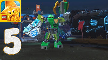 Lego Nexo Knights Merloc 2.0 - Aaron battle suits | General Garg - walkthrough part 5 (android, ios)