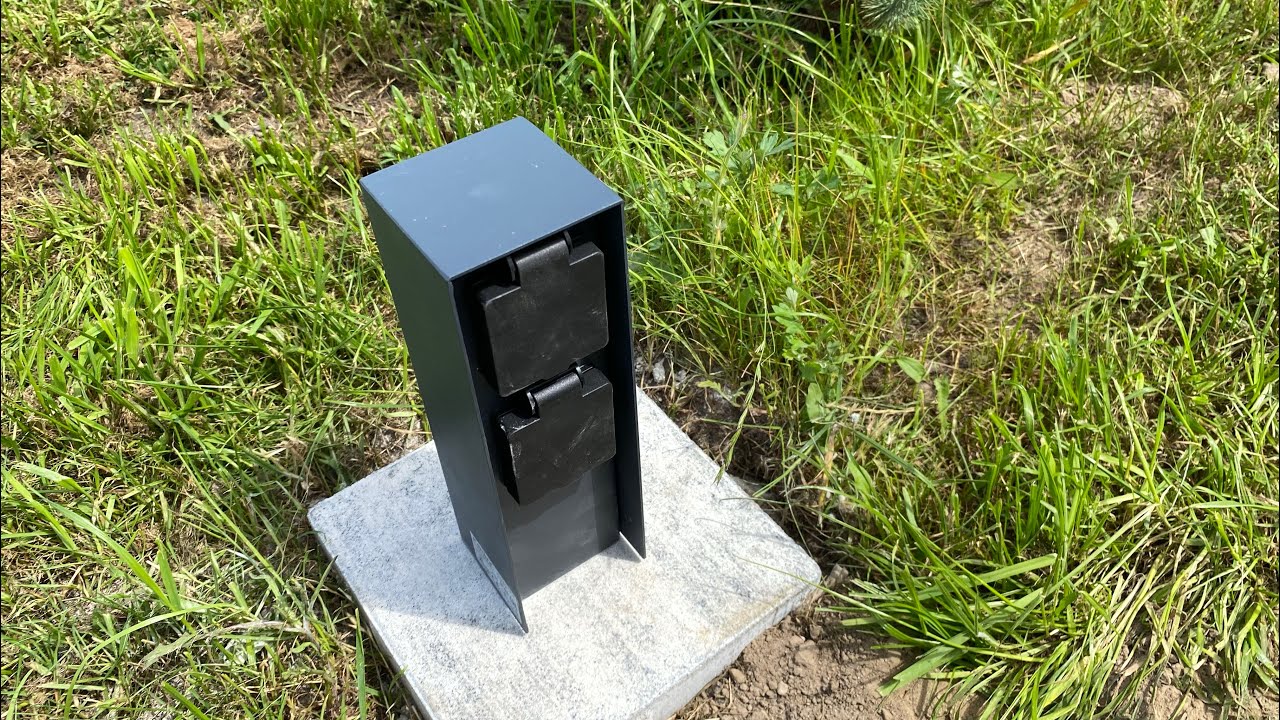 Montaż i podłączenie słupka ogrodowego z gniazdami wtykowymi