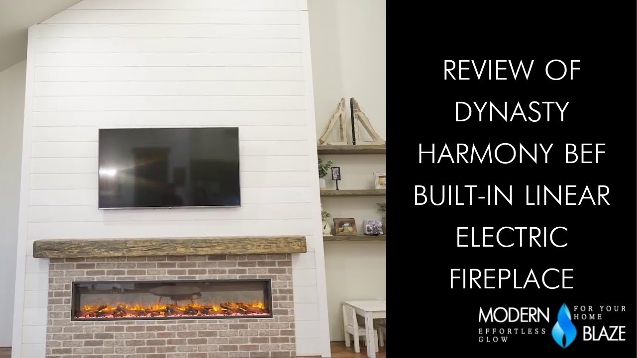 Review of Dynasty Harmony BEF Built-in Linear Electric Fireplace, 45 - 80  Wide - YouTube