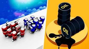 Pepsi and Coke Wars | Oil Mining 3D - Petrol Factory - Gameplay Walkthrough Max Levels (Part 1)