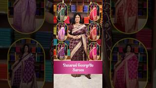 Booking- 6374441254 l Banarasi Georgette Sarees l 1350+Shipping l DSR Sarees | www.dsrsarees.com