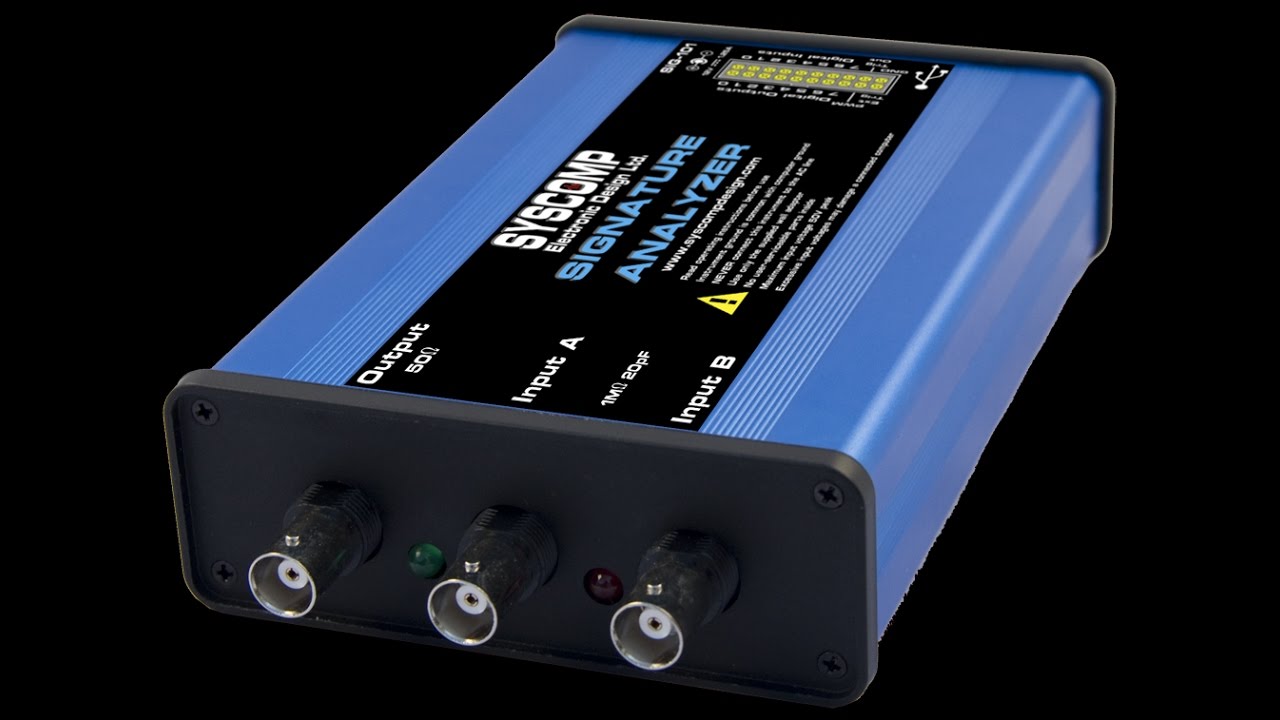 SYSCOMP SIG-101 Signature Analyzer from Saelig: 2 of 3 - YouTube