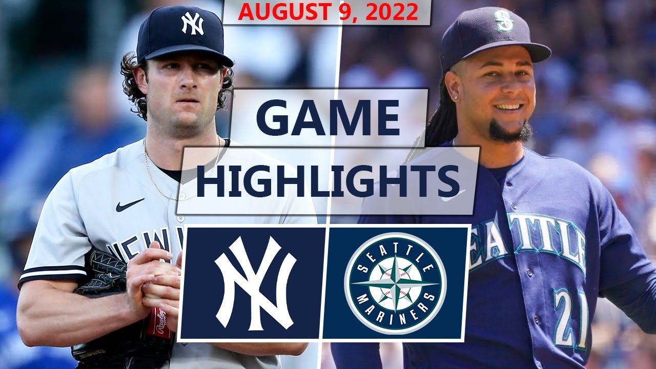 New York Yankees vs. Seattle Mariners Highlights | August 9, 2022 (Cole vs. Castillo)