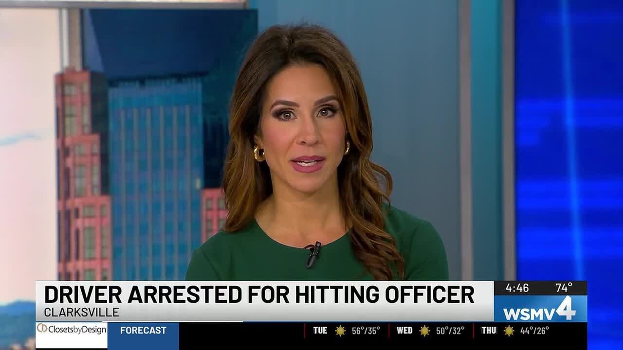 Woman accused of hitting officer with vehicle, biting another during ...
