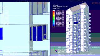 Glass under blast load simulation using Abaqus Explicit
