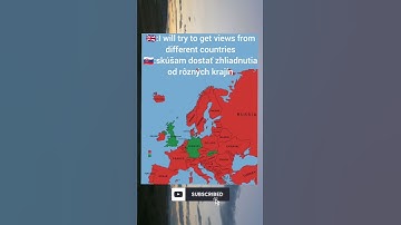 I will try to get views from different countries #country #europe #map