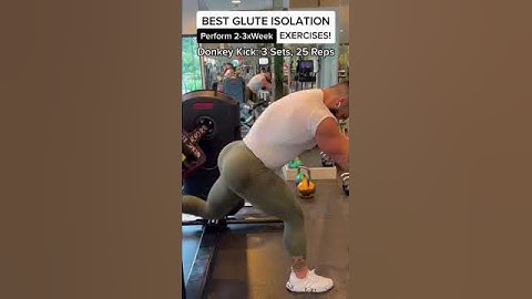 BEST GLUTE ISOLATION EXERCISES! BOOTY BUILDING! #glutesworkout #glutes #fitness #workout #shorts