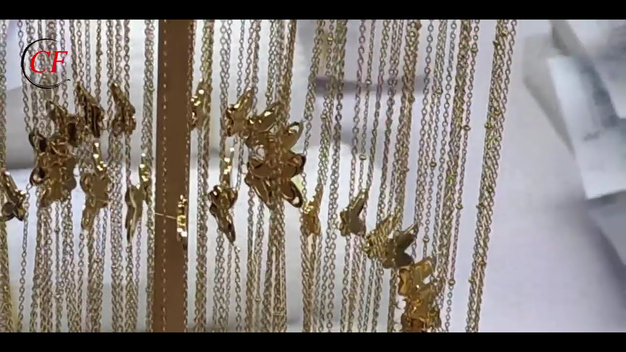 Stainless Steel Jewelry Factory18K Gold Plating Cfenjewelry YouTube