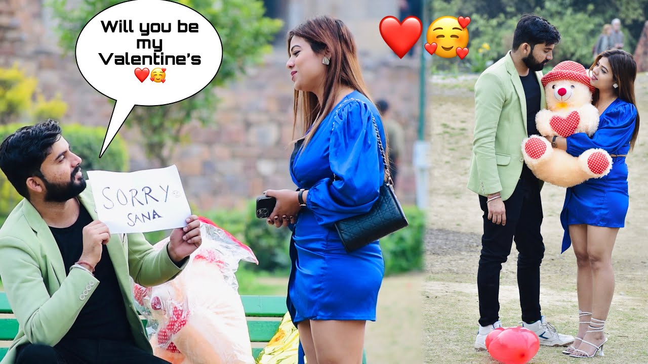 Valentines’ Day special ❤️Somesh ने दिया surprise 🥰 | crazy Sana khan |
