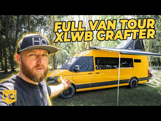 Full Van Tour of Our 6 Berth - Extra LWB VW Crafter Camper! class=