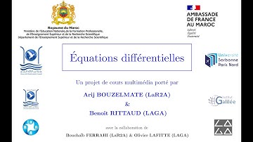 Équations différentielles : Introduction