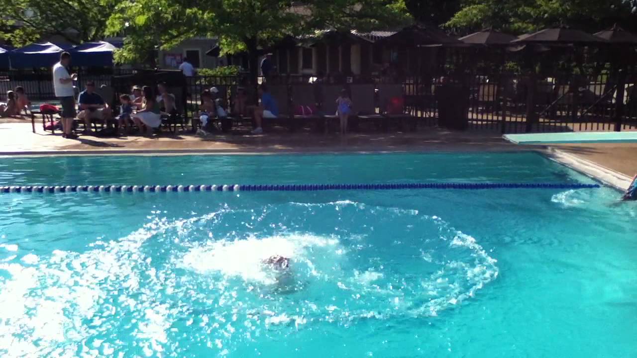 Flip off a diving Board - YouTube