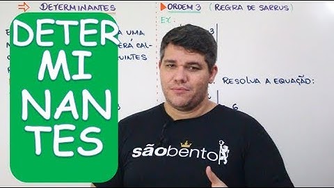 🔴DETERMINANTS: ORDERS 1, 2 AND 3 (SARRUS RULE)