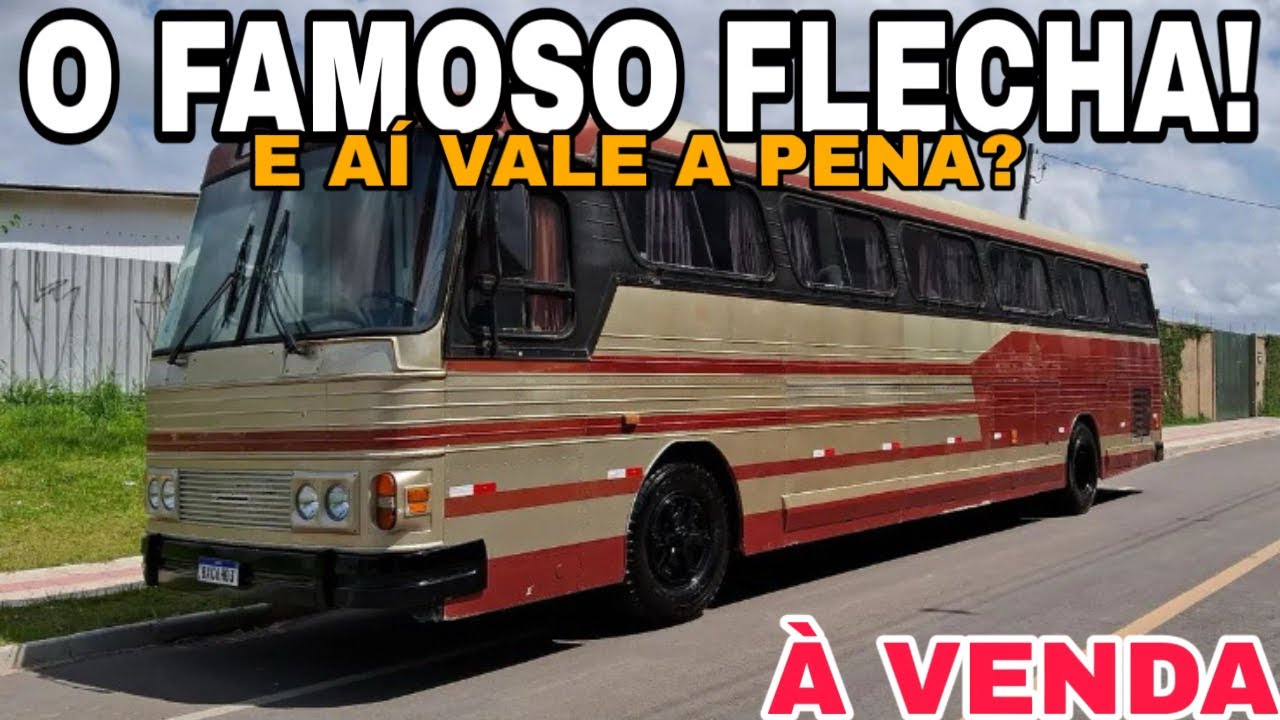 O FAMOSO ÔNIBUS FLECHA AZUL À VENDA PARA VOCE CONFERIR!!