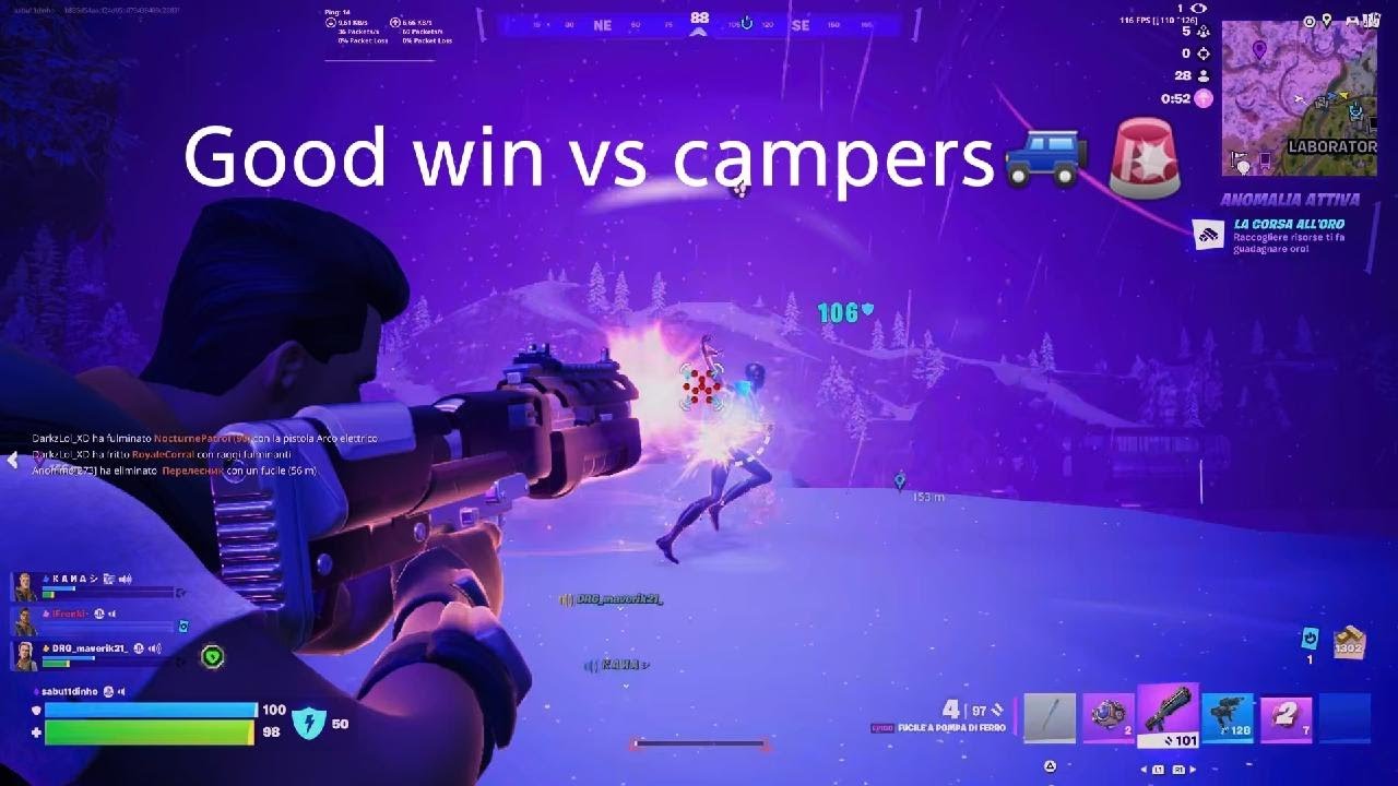 Fortnite ZB - Good win vs campers