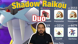 I duoed Shadow Raikou Raid! #pokémongo