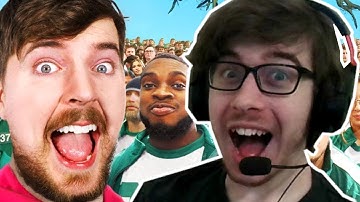 $456,000 Squid Game In Real Life! (MrBeast) Reaction! || IT