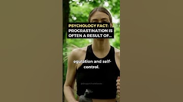Overcoming Procrastination through Emotional Regulation #psychology #didyouknow #procrastination