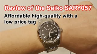 Review of the Seiko SARY057 dress watch - YouTube