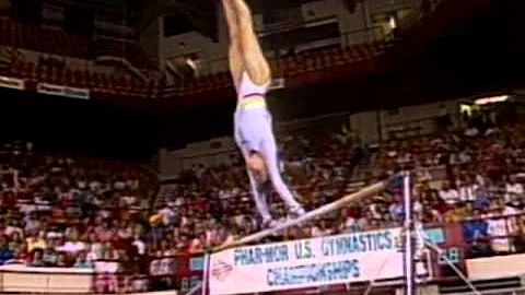Kerri Strug - Uneven Bars - 1992 Phar-Mor U.S. Championships - Women