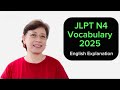 JLPT N4 Vocabulary in its Correct Usage