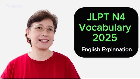 JLPT N4 Vocabulary in its Correct Usage