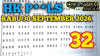 HK POOLS PREDICTION WEDNESDAY SEPTEMBER 30, 2026 / HK HEAD TAIL FORMULA