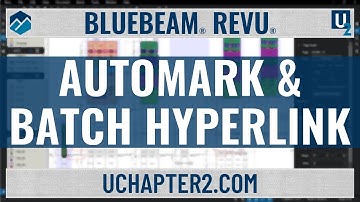 Bluebeam Revu - AutoMark & Batch Hyperlink
