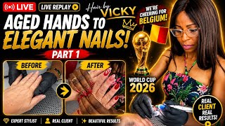 She Couldn’t Believe Her Hands! 😱 Aged Hands to Elegant Nails 💅 | Part 1